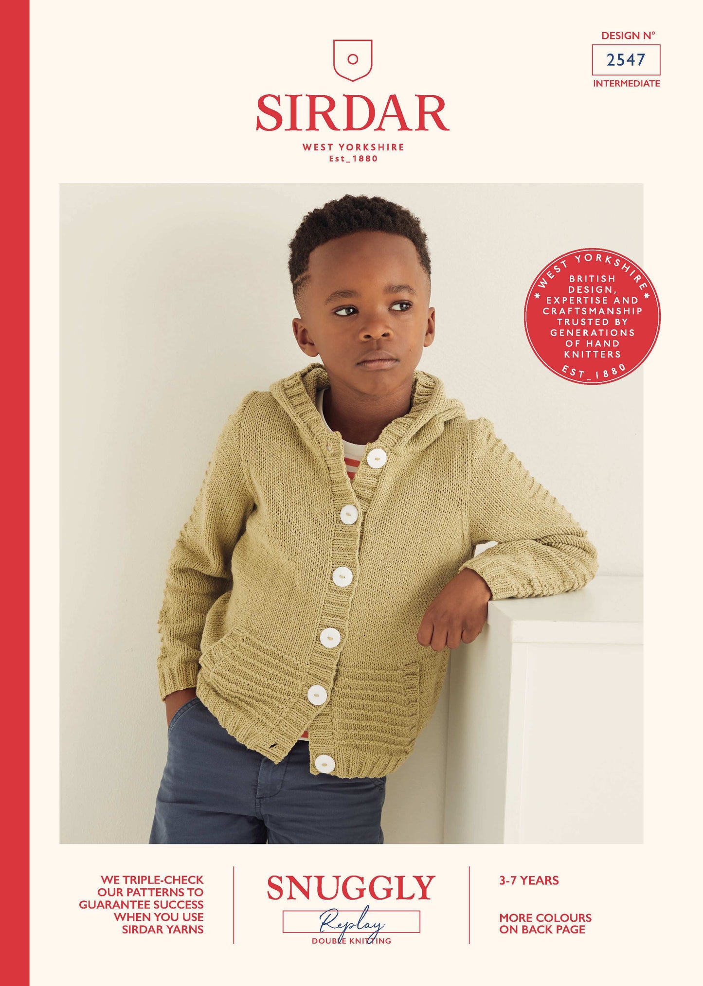 Sirdar Snuggly Replay DK Pattern 2547 Children's