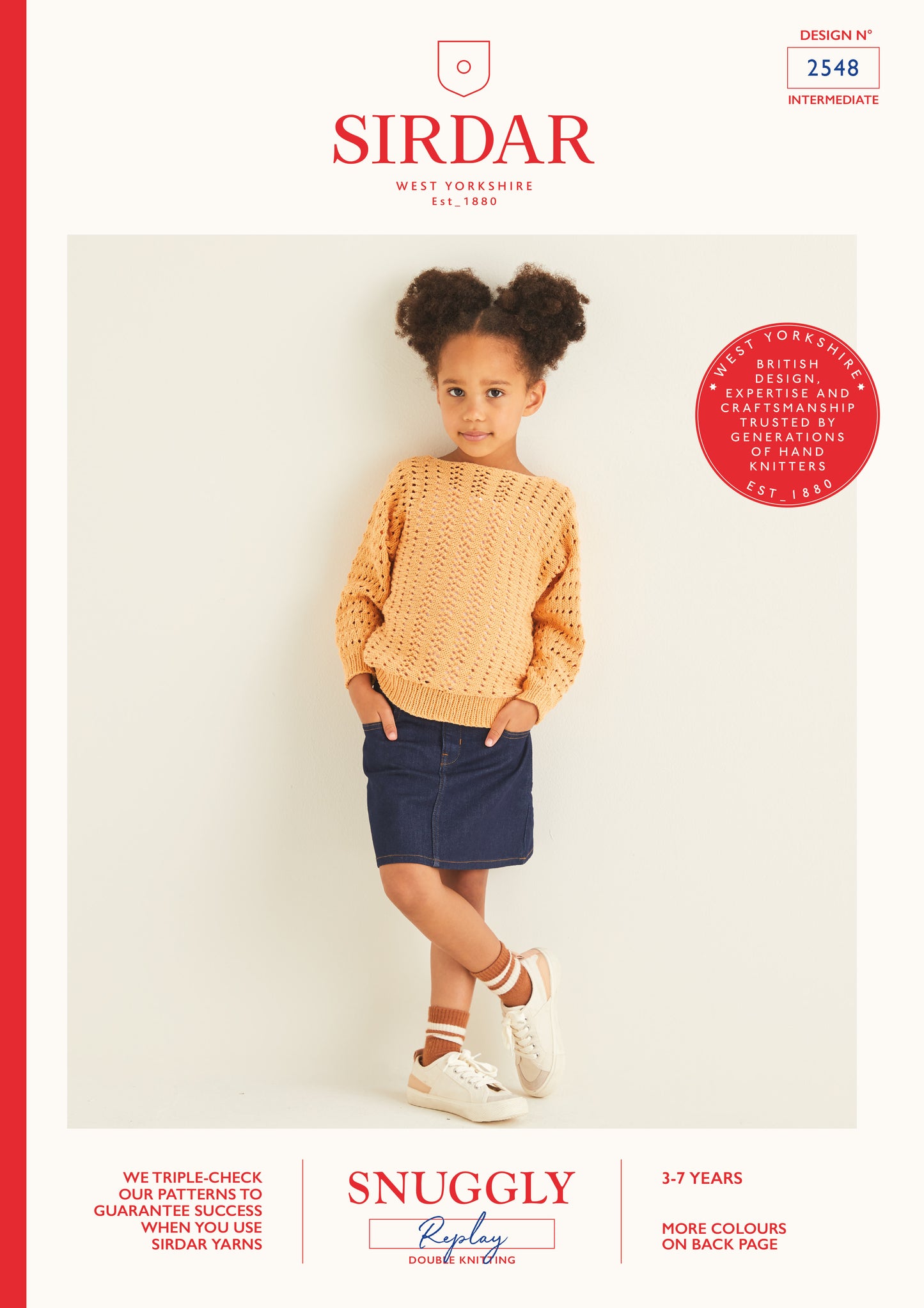 Sirdar Snuggly Replay DK Pattern 2548 Children's