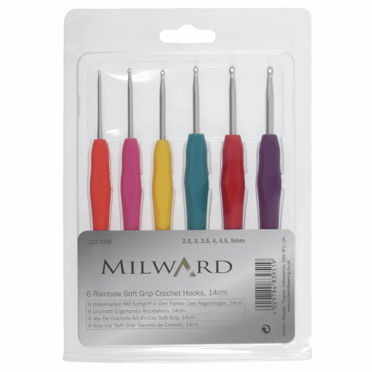 Soft Grip Crochet Hooks Set