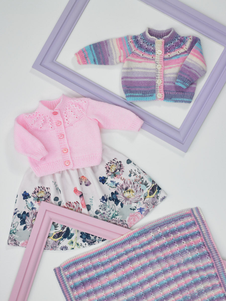 Twinkle Prints DK: JB681 Cardigan and Blanket