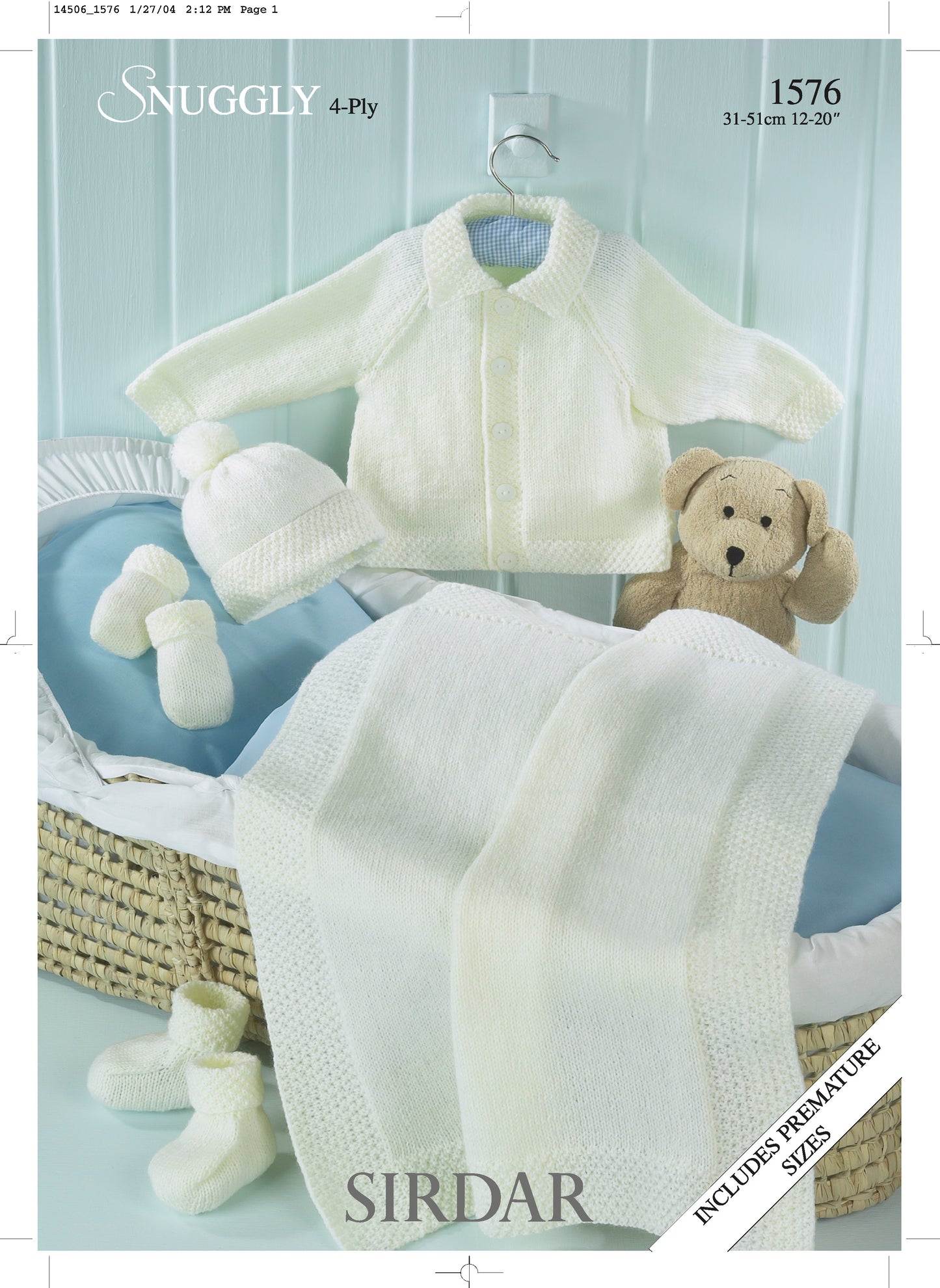 Sirdar 1576 Snuggly 4 Ply Leaflet