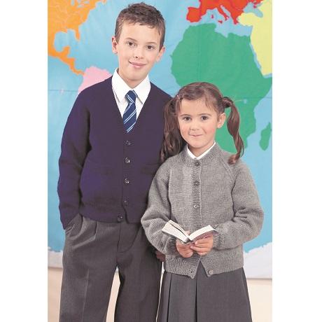Pattern: Children: 4909 Basic Raglan Sleeve Cardigans