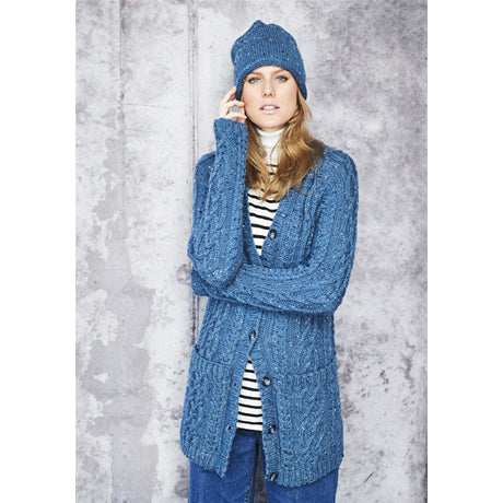 Stylecraft: 9660 Cardigan, Snood Hat