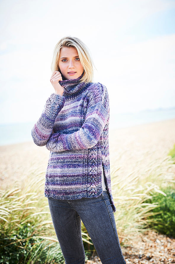 Stylecraft 9716 Carnival Tweed Chunky Cardigan Or Sweater