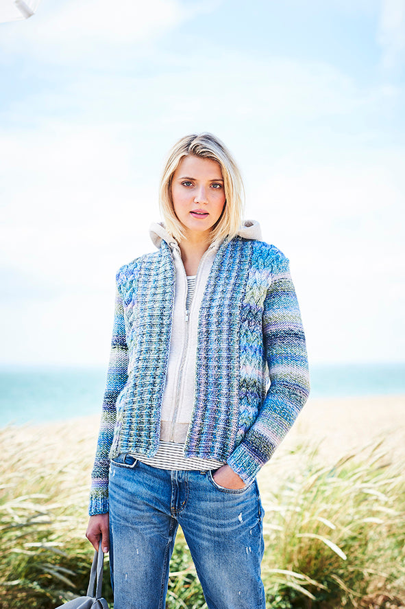 Stylecraft 9718 Carnival Chunky Tweed Jacket Or Sweater Pattern