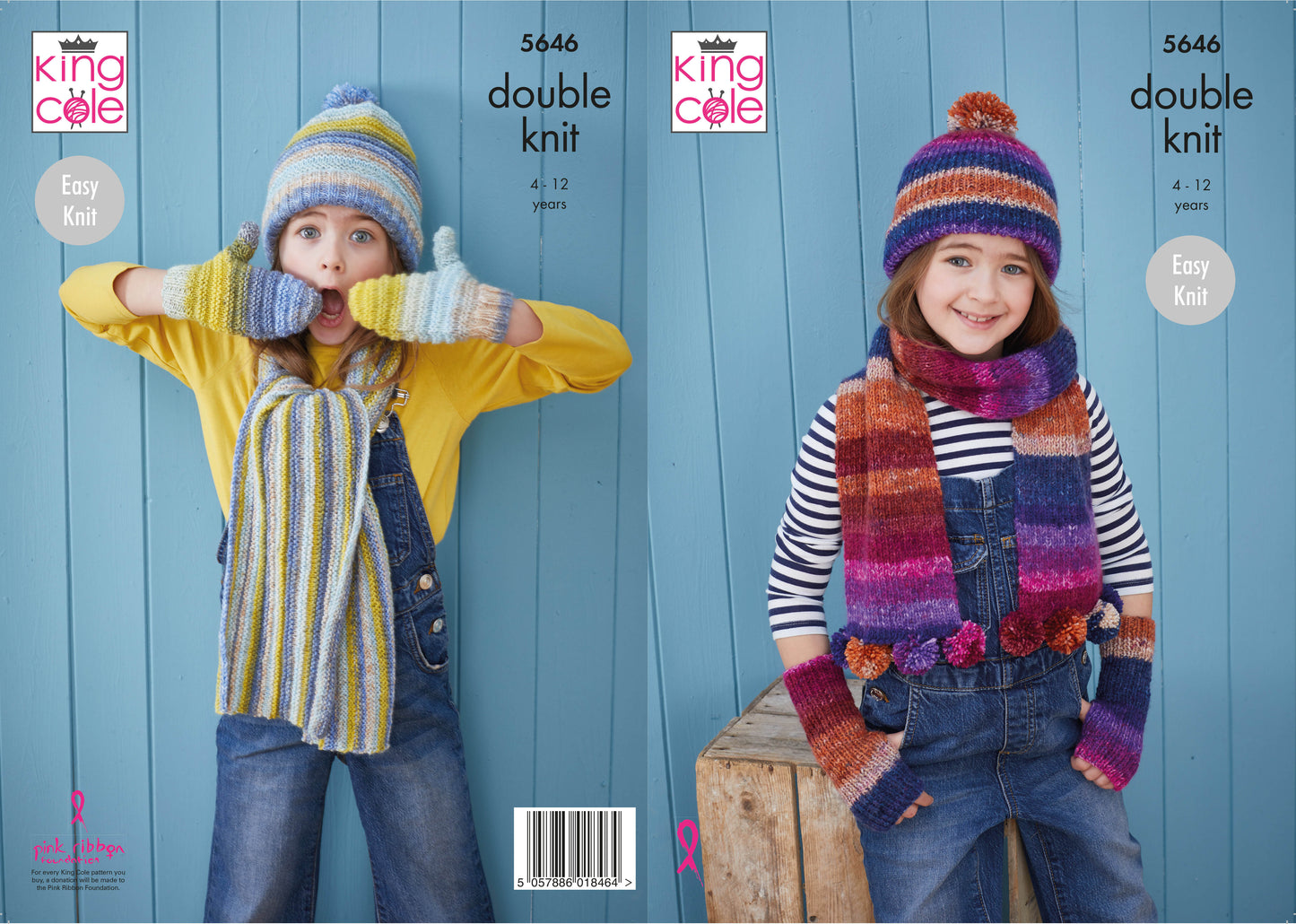 King Cole 5646 Accessories in Bramble DK leaflet