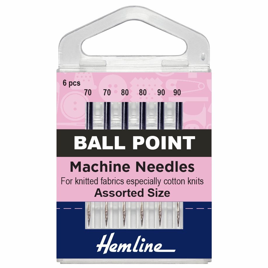 Sewing Machine Needles: Ball Point: Mixed