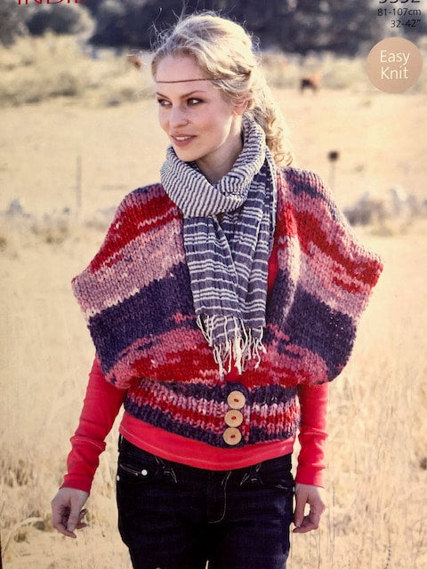 Sirdar Vintage Indie Super Chunky Pattern 9592