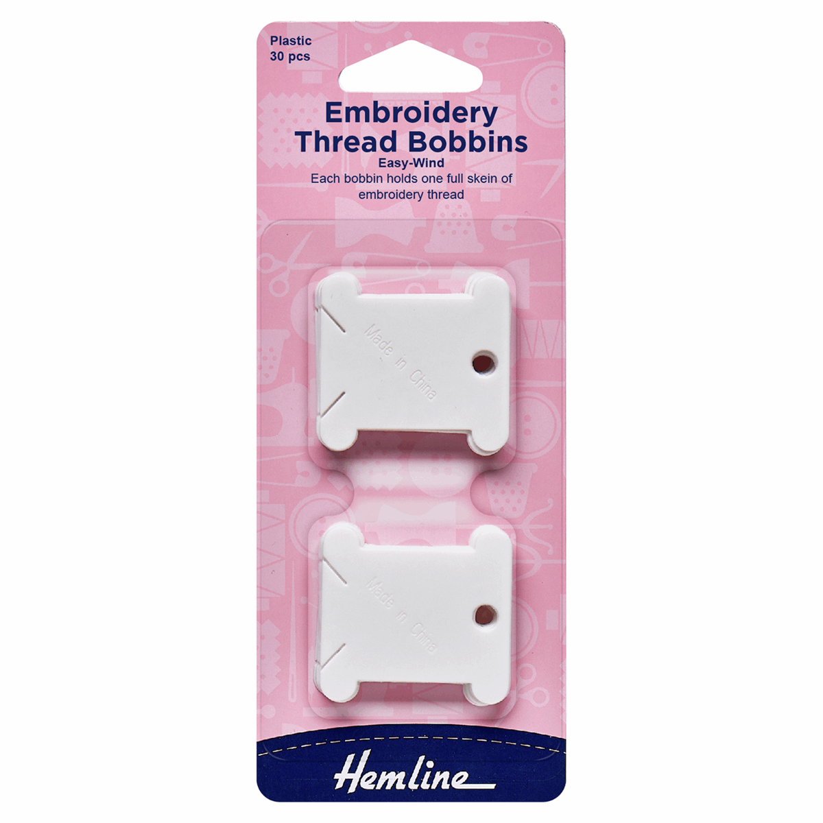 Embroidery Thread Bobbins: Plastic