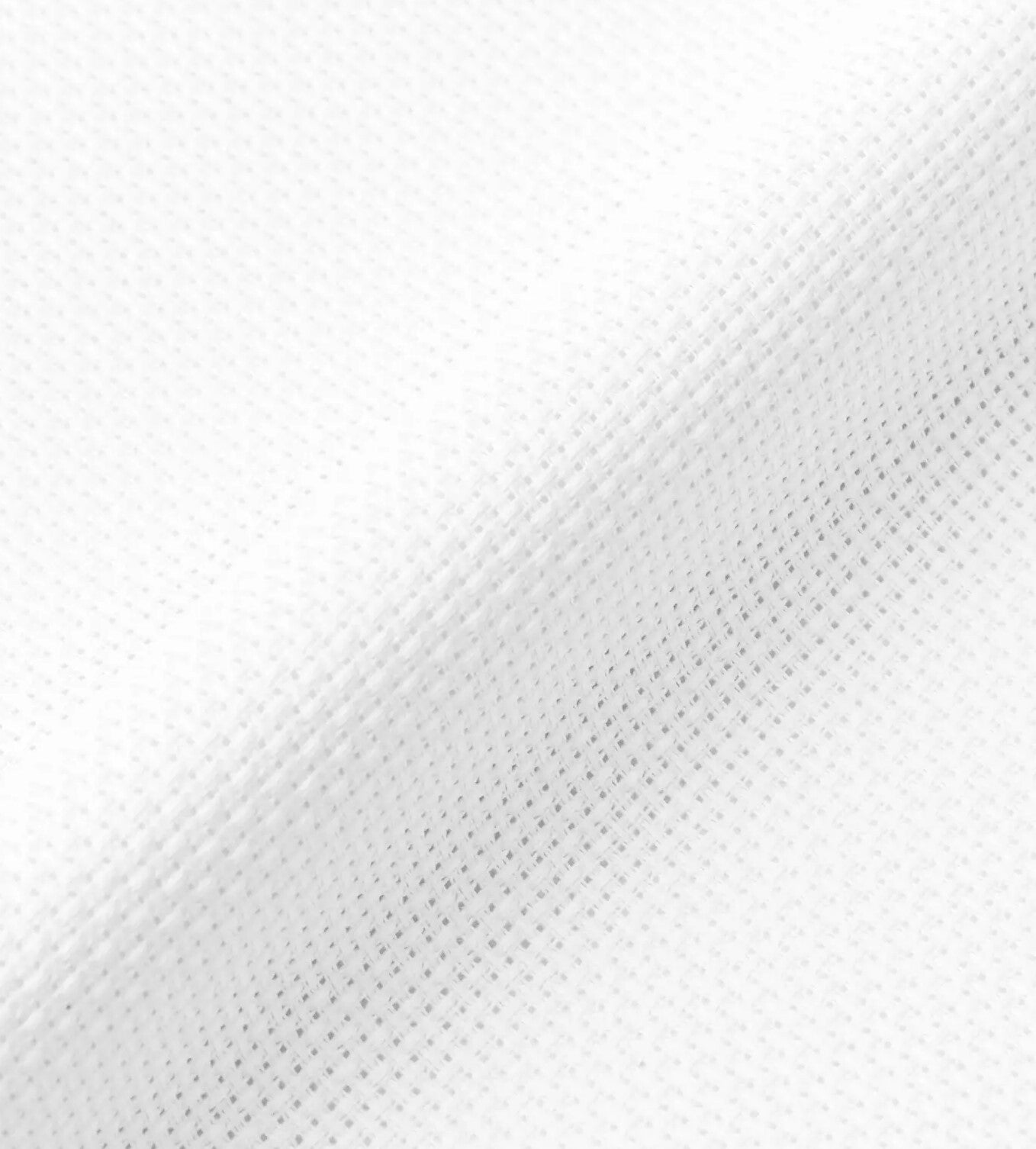 Aida 14 Count 1 Metre x 1 Metre White