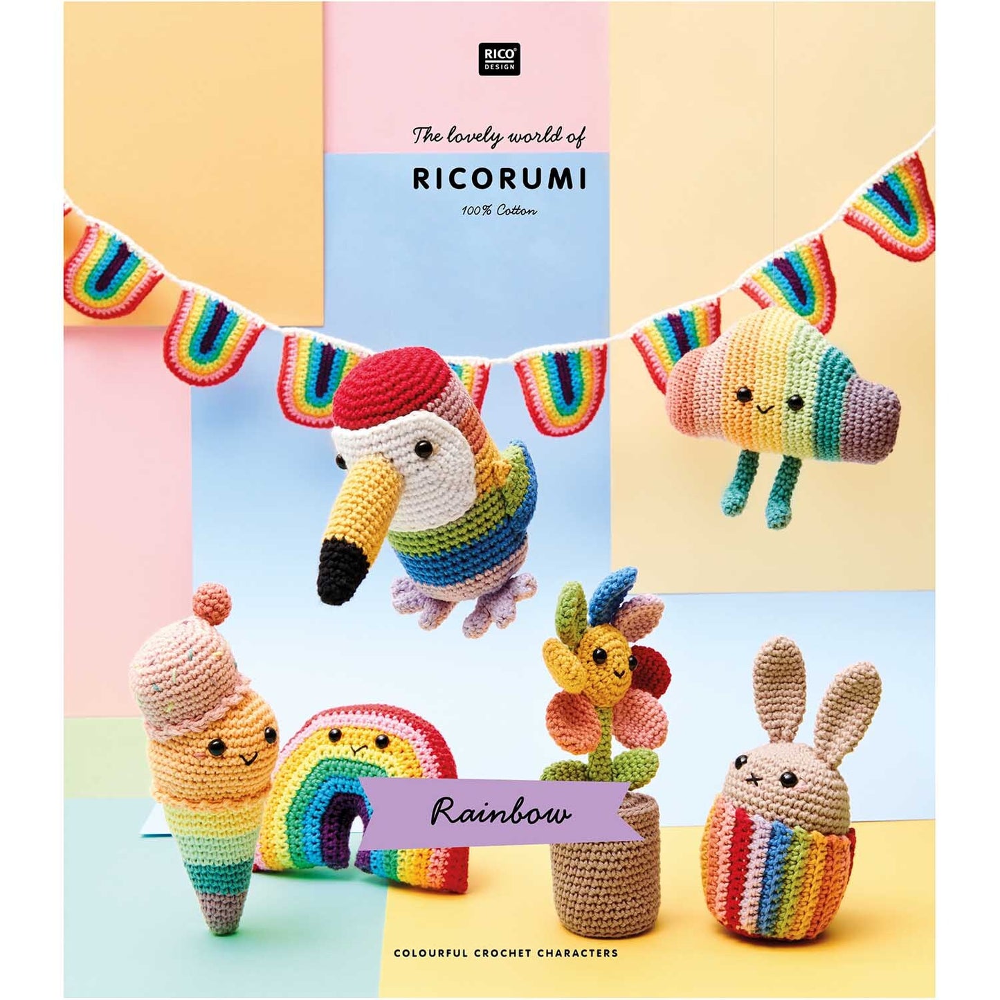 Rico Crochet Book: Ricorumi Rainbow