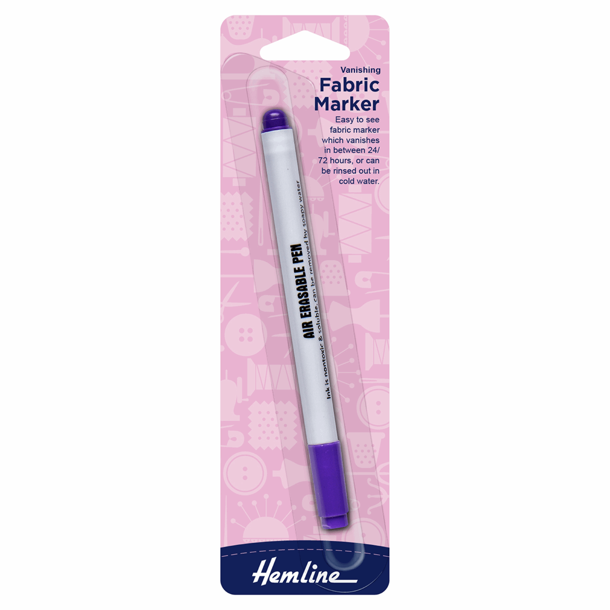 Pen: Fabric Marker: Vanishing
