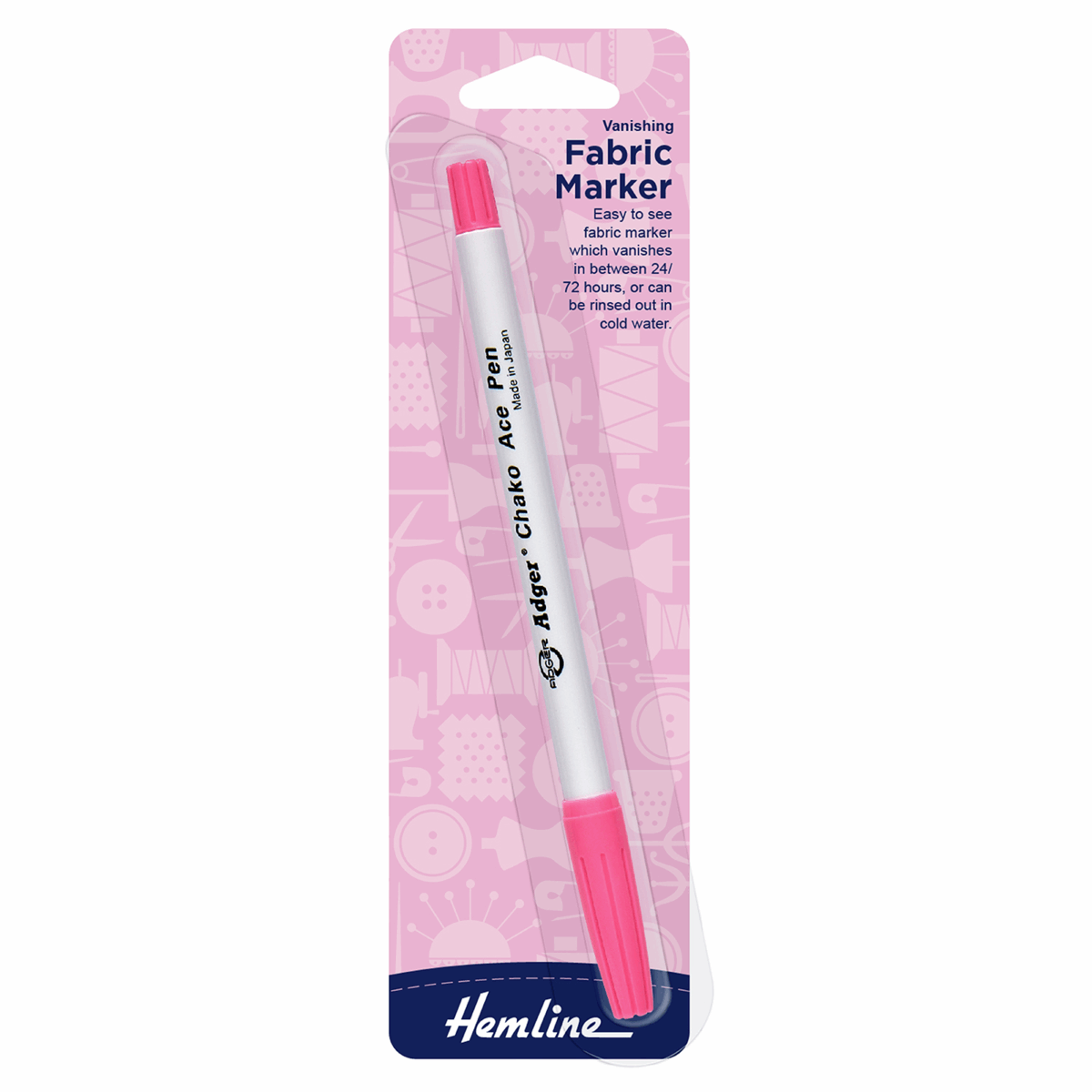 Pen: Fabric Marker: Wipe Off/Vanishing