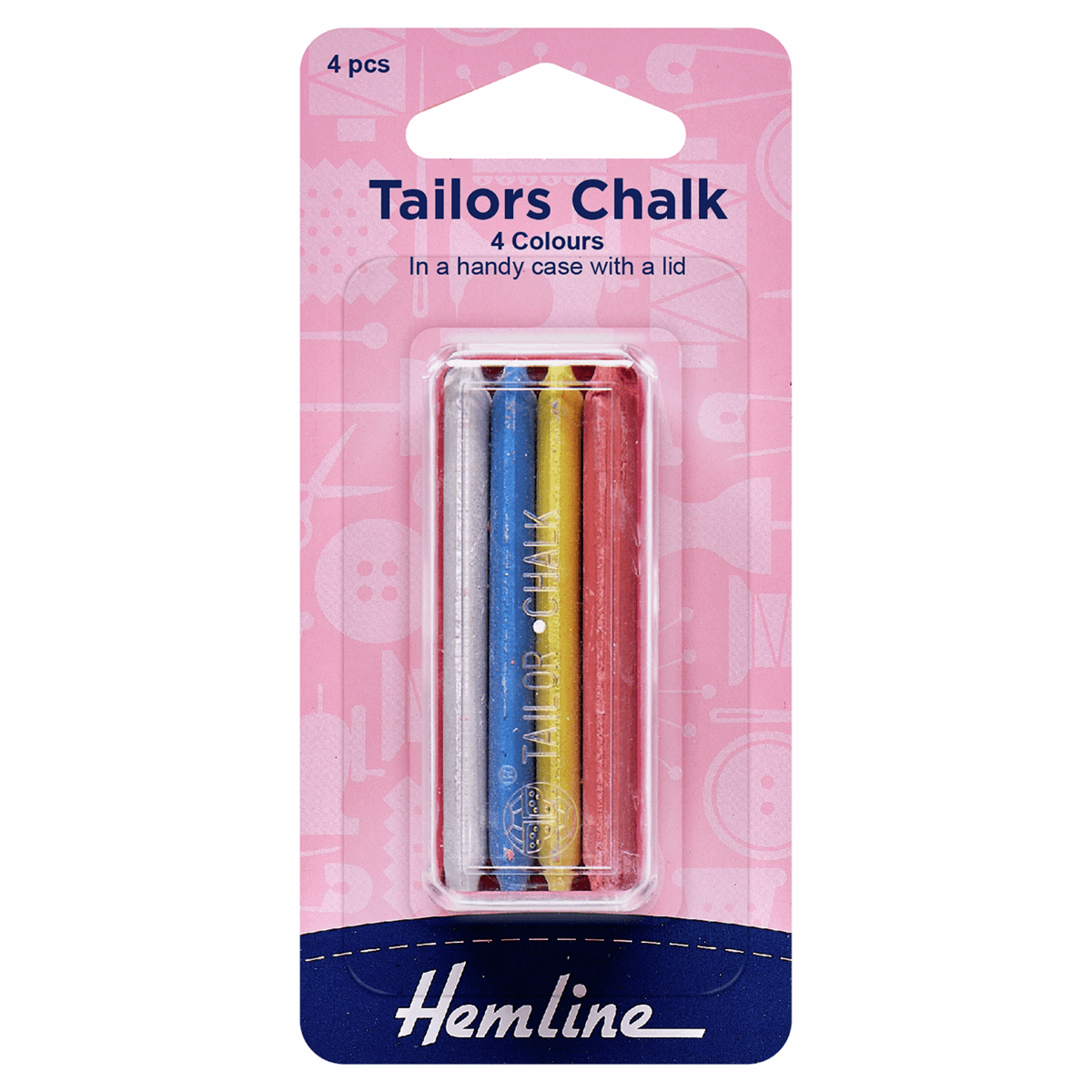 Tailors Chalk: Pack of 4 Colours