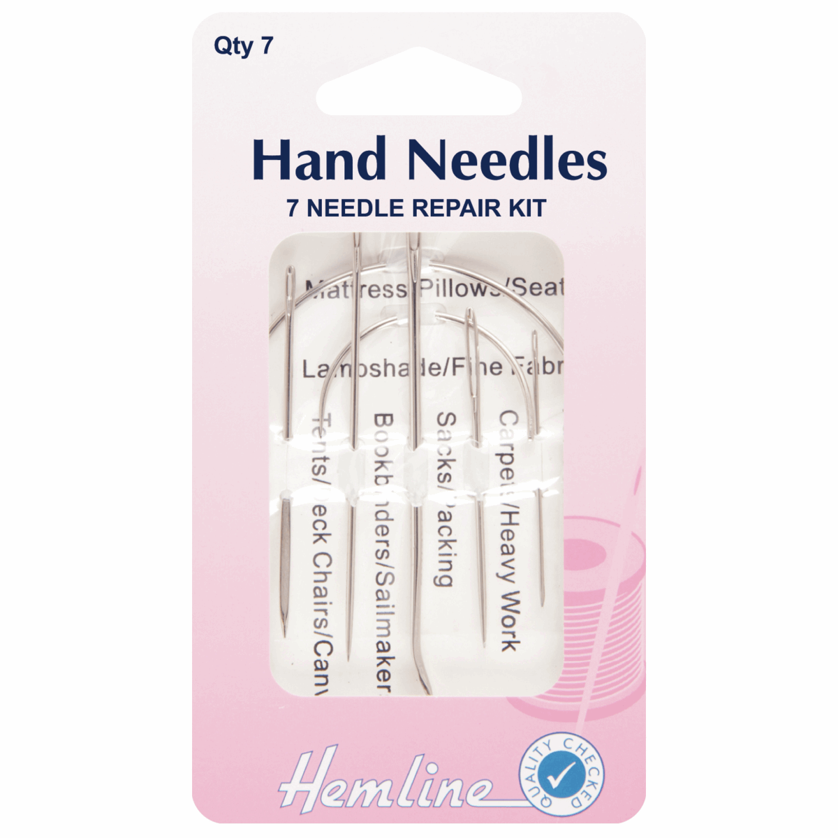 Hand Sewing Needles: Repair: 7 Pieces