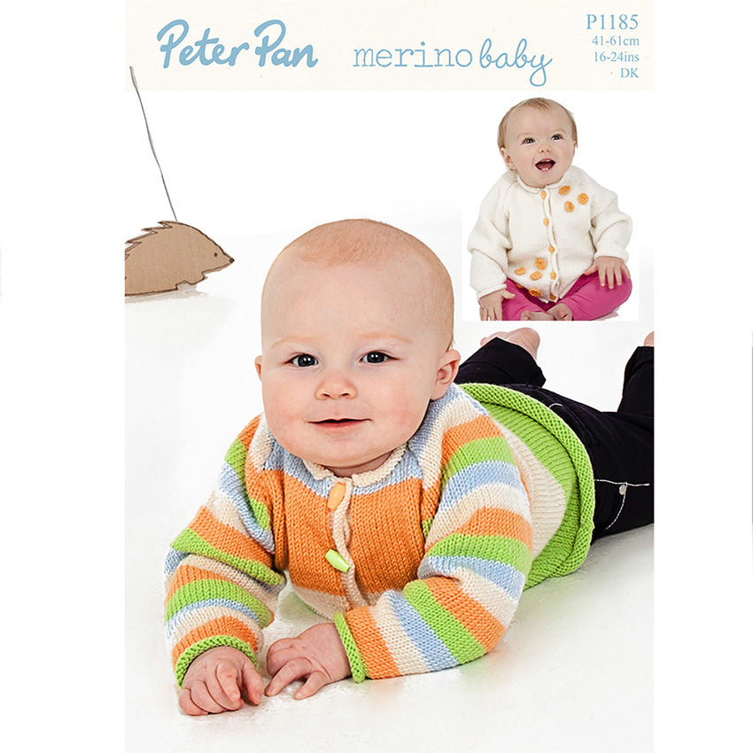 Peter Pan DK P1185 Cardigan 16-24 (Downloadable PDF)