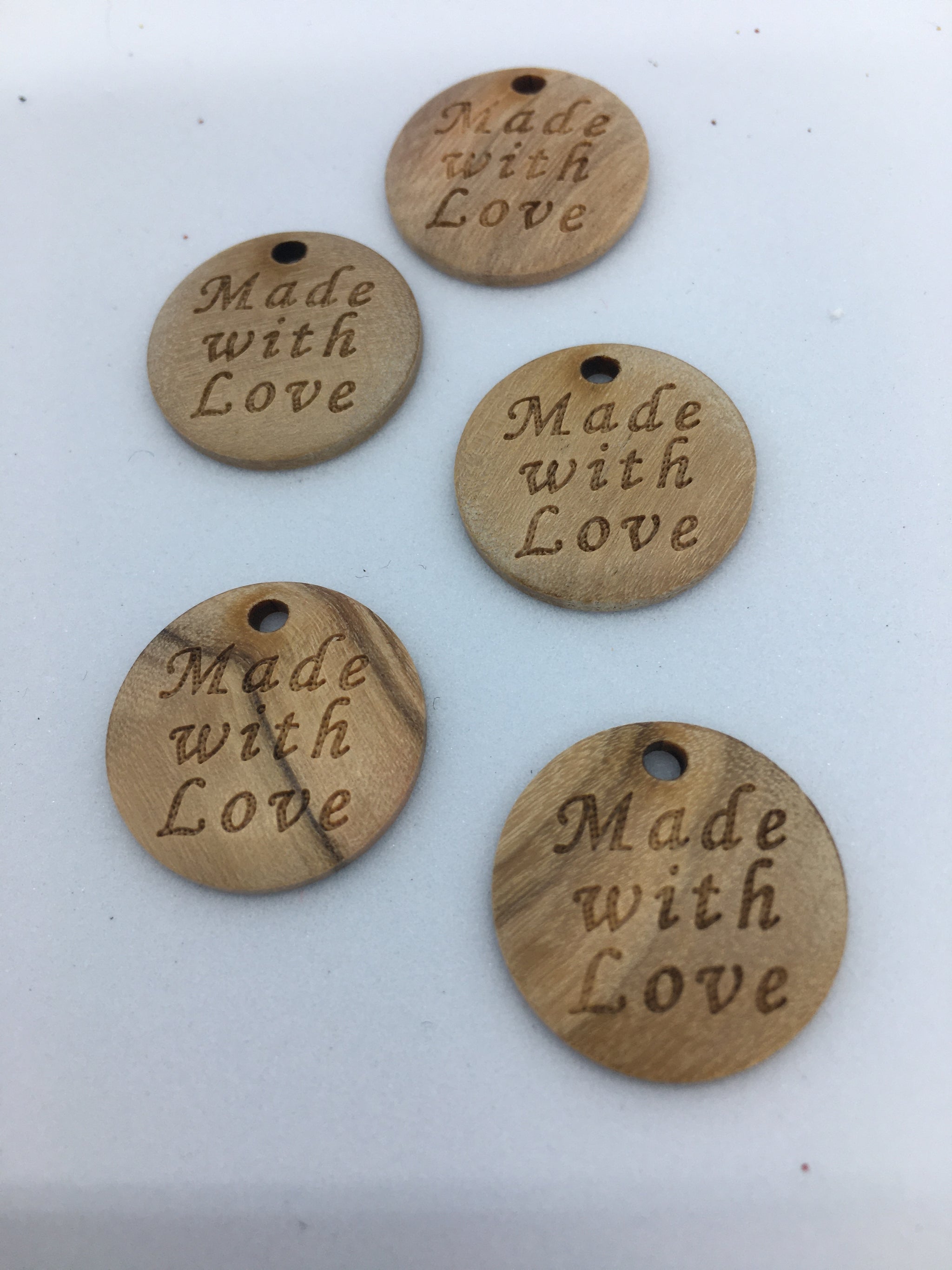 Wooden 18mm Made With Love