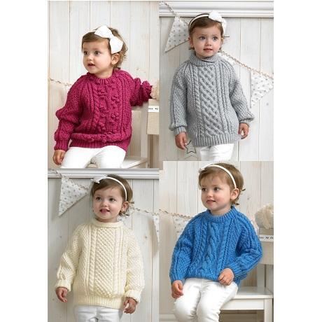 Stylecraft 4175 Aran Sweaters and Cardigans 18-28