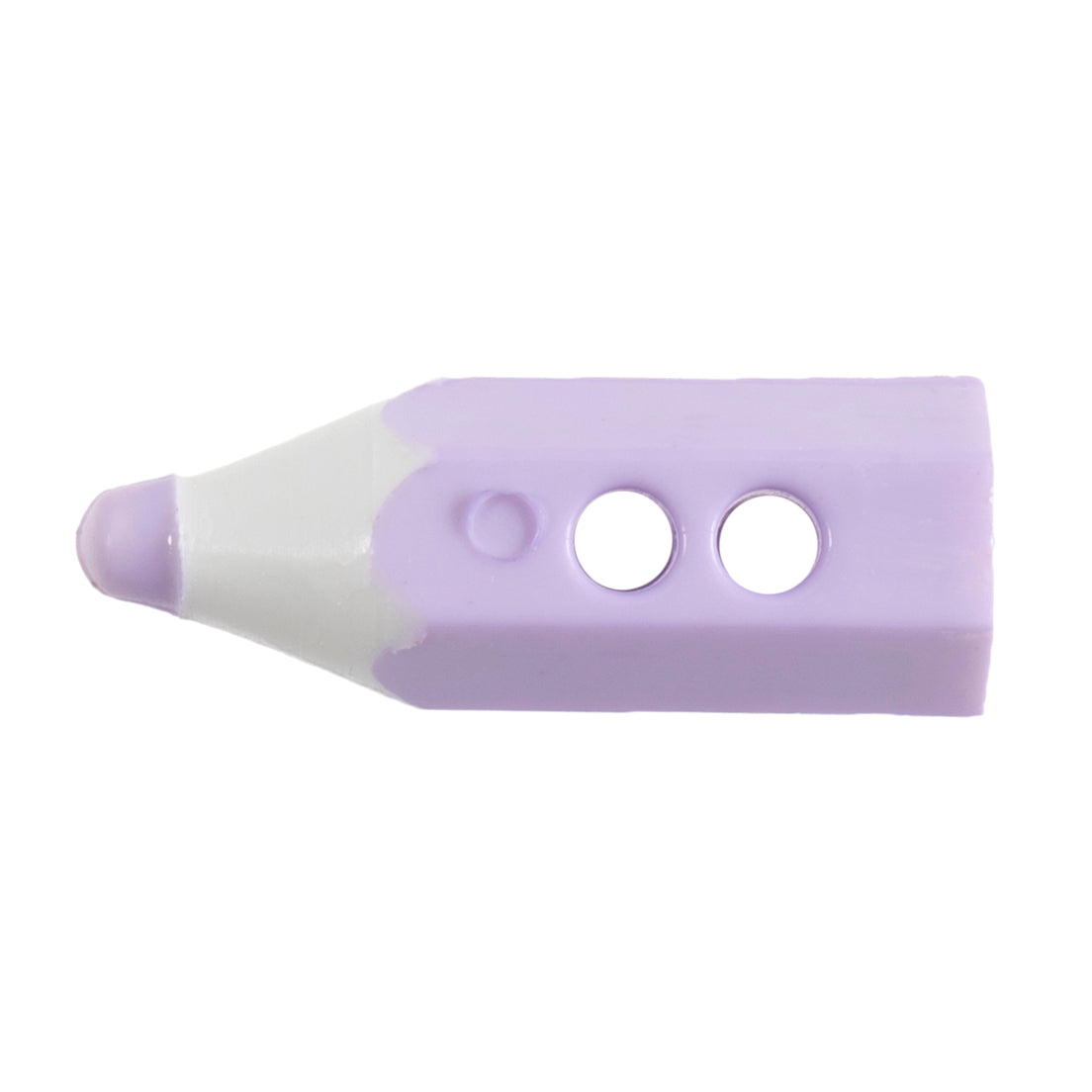 Pencil Shaped Buttons 19mm Lilac