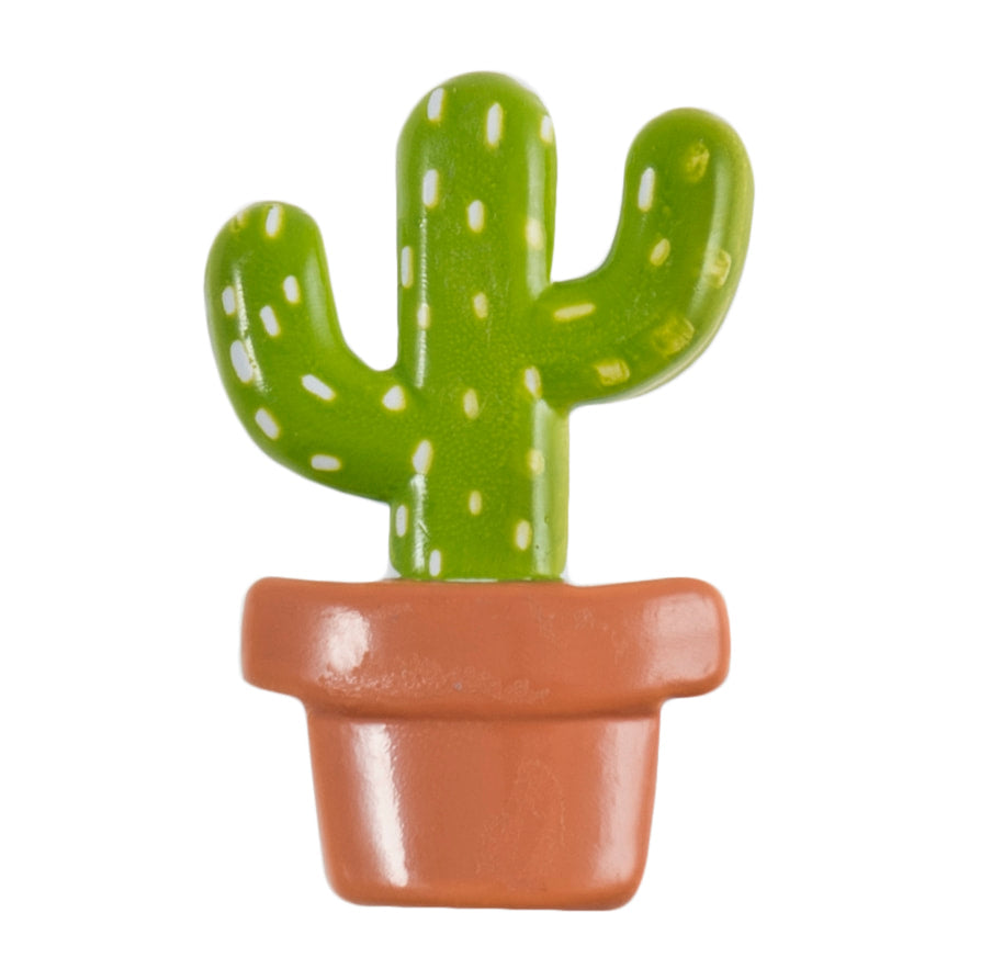 Cactus shaped buttons – Pack Lane Wool
