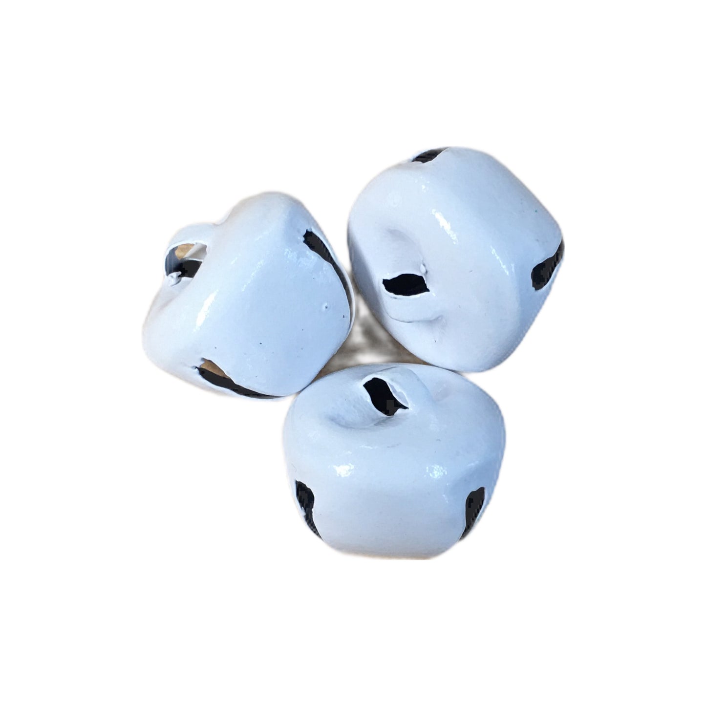 Jingle Bells 20mm White Sew On