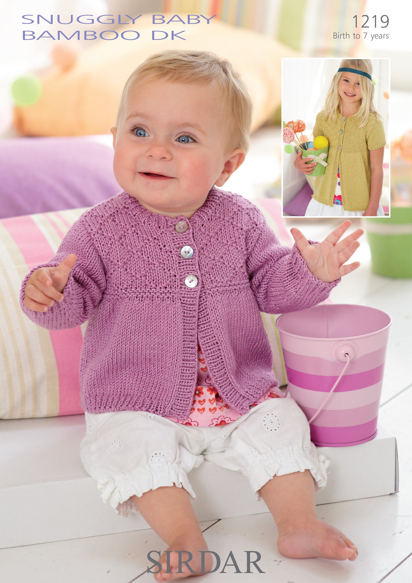 Sirdar 1219 Snuggly Baby Bamboo DK Leaflet