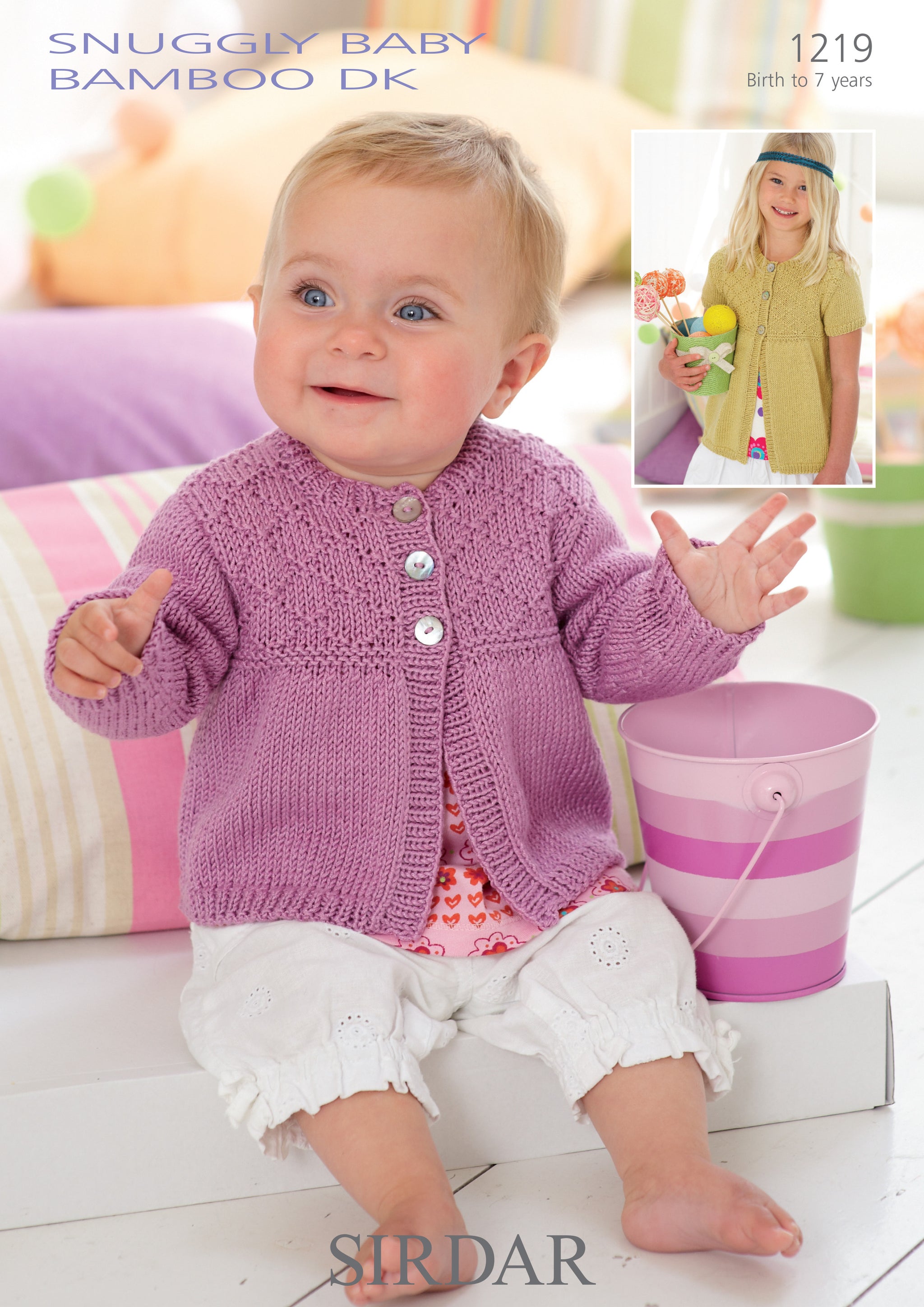 Sirdar 1219 Snuggly Baby Bamboo DK Leaflet