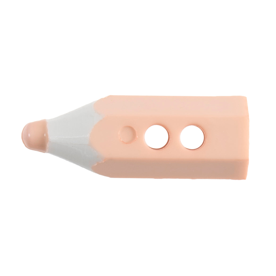 Pencil Shaped Buttons 19mm Peach