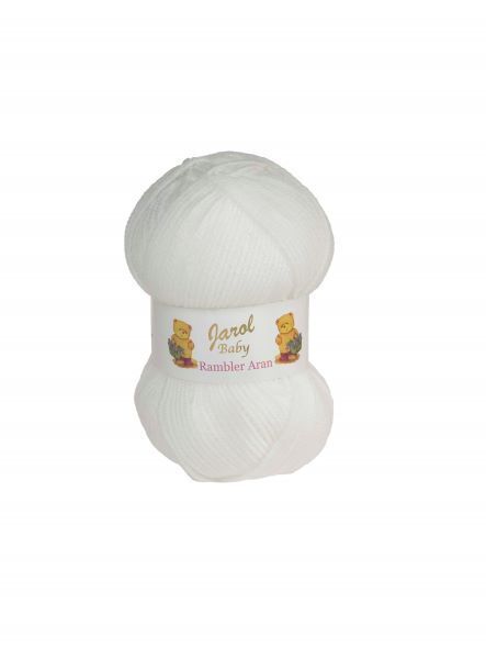 Jarol Baby Rambler Aran 4300 White 100g