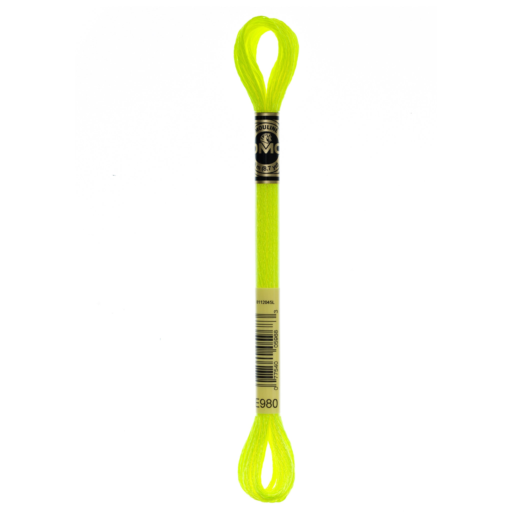 DMC Light Effects Glow In The Dark E980 Yellow