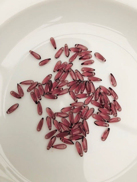 Gutermann Glass Tear Drop Beads 5505 3mm