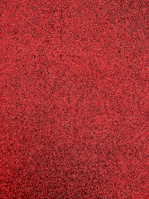 Glitter Felt : Red