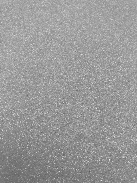 Glitter Felt : White