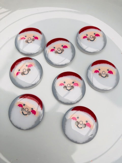 Father Christmas Button