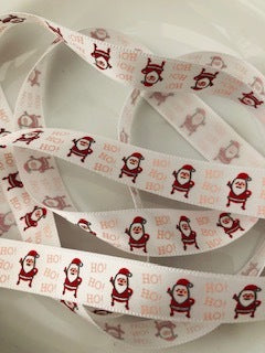 HO HO Santa Christmas Ribbon