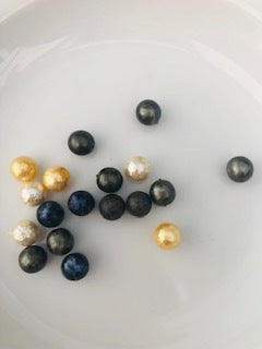 Gutermann Iced Glass Beads 9900 10mm Mixture