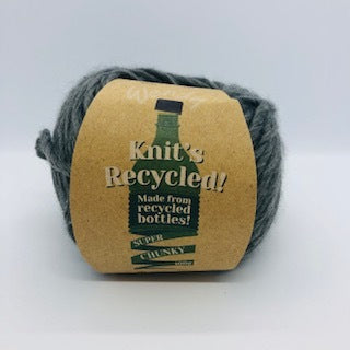 Knit's Recycled! Super Chunky 100g Ball KR04 Grey