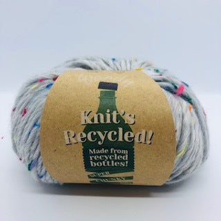 Knit's Recycled! Super Chunky 100g Ball KR06 Silver Grey