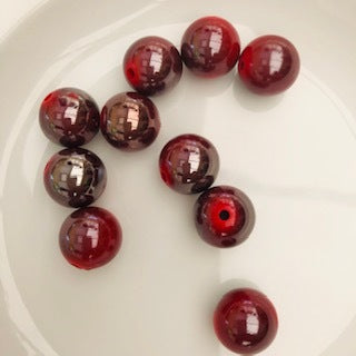 Small Round Bead : Red