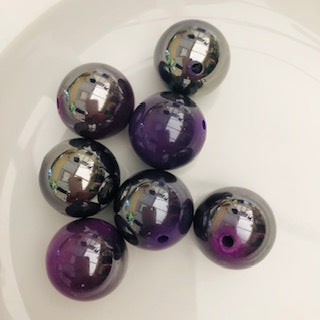 Large Round Bead : Purple