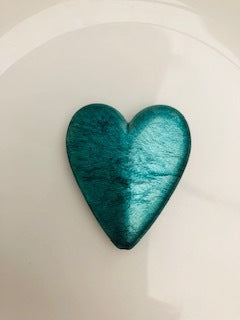 Large Heart Bead : Green
