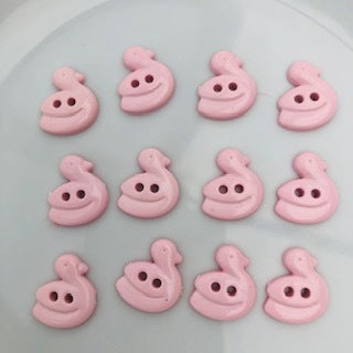 Duck Button 18mm Light Pink