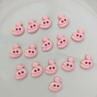 Duck Button 12mm Light Pink