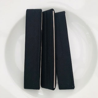 Bias Binding 2.5m x 25mm Black