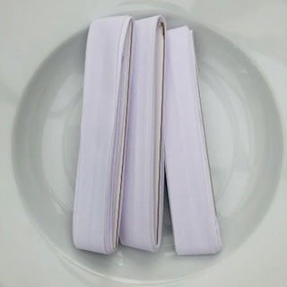 Bias Binding 2.5m x 25mm White