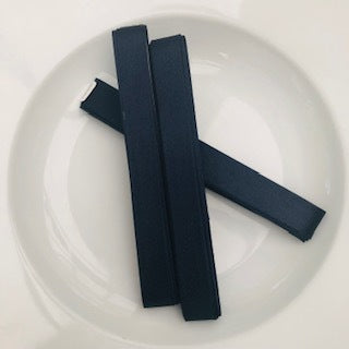 Bias Binding Satin: 2m x 15mm Navy