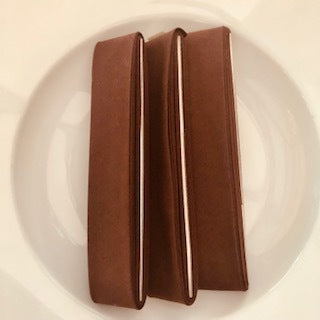 Bias Binding 2.5m x 25mm Chocolate