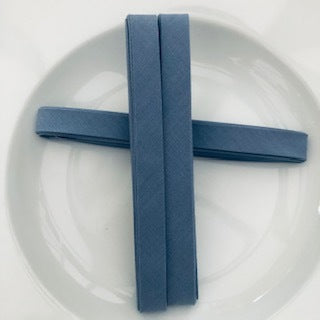 Bias Binding 2.5m x 12m China Blue