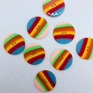 Rainbow Button Large