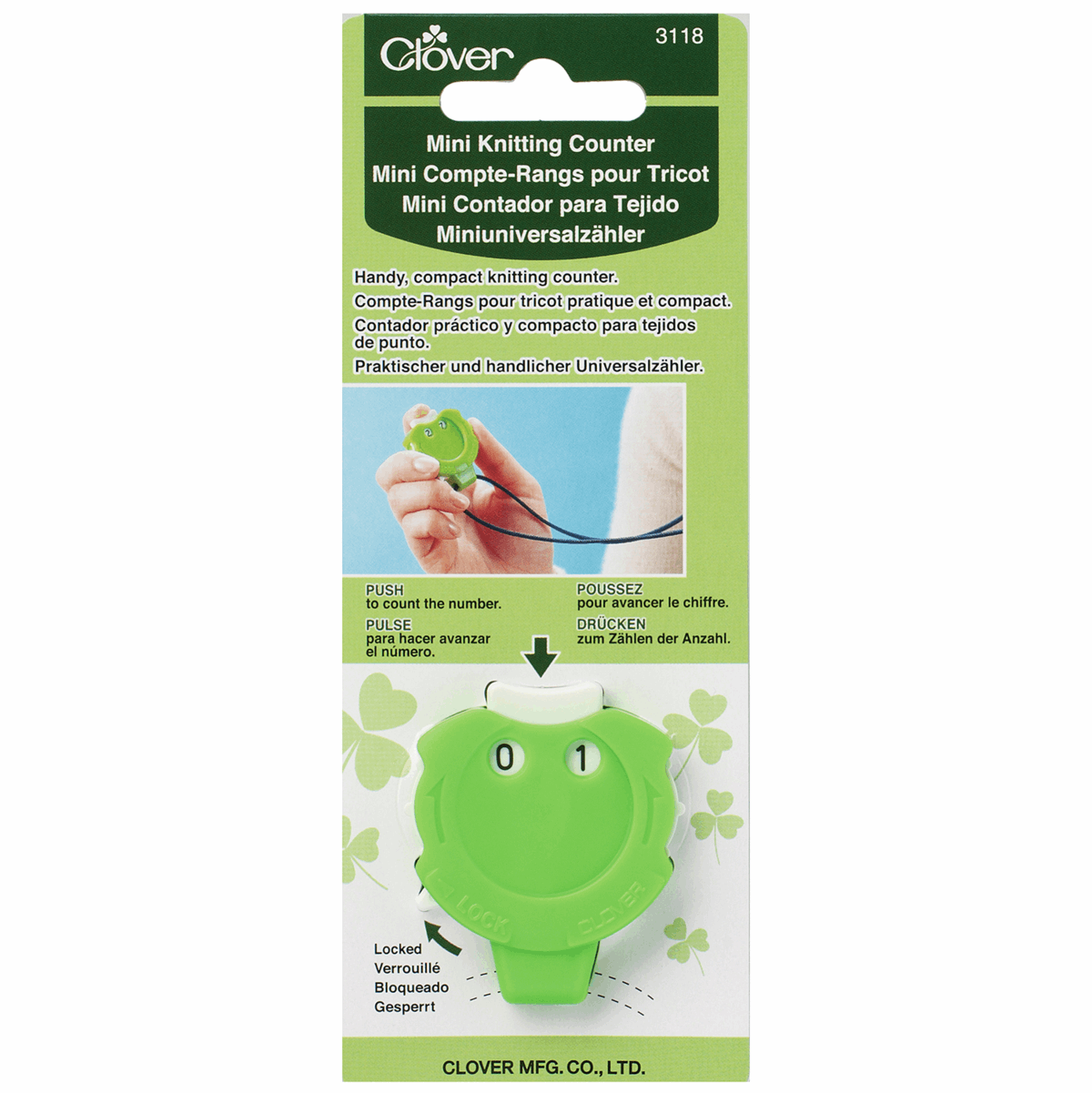 Clover Knitting Row Counter - Kacha-Kacha